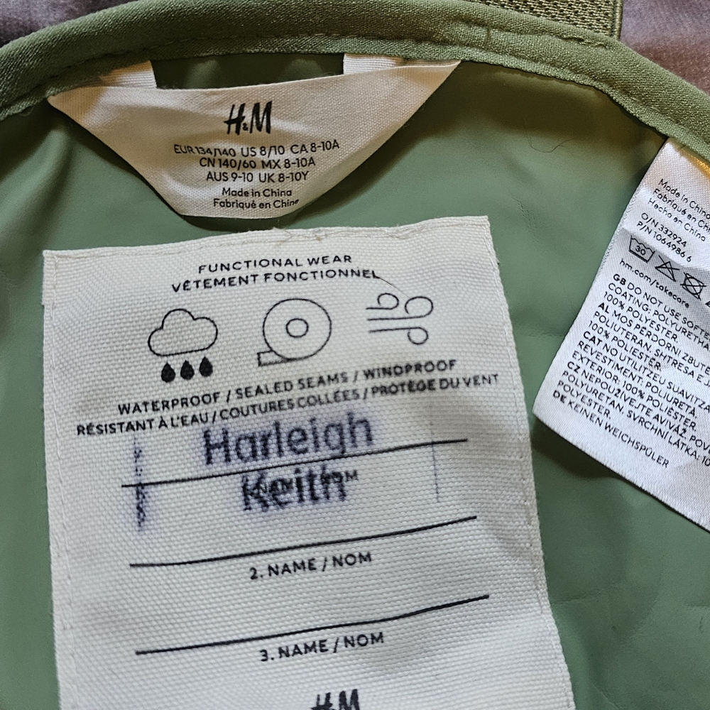 H&M Green Water-proof Jumpsuit - Picture 5 of 5